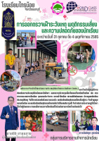 <strong>Read more about</strong><br />การออกตรวจเฝ้าระวังเหตุพฤติกรรมเสี่ยงและความปลอดภัยของนักเรียน ระหว่างวันที่ 31 ตุลาคม ถึง 4 พฤศจิกายน 2565 การออกตรวจเฝ้าระวังเหตุพฤติกรรมเสี่ยงและความปลอดภัยของนักเรียน ระหว่างวันที่ 31 ตุลาคม ถึง 4 พฤศจิกายน 2565