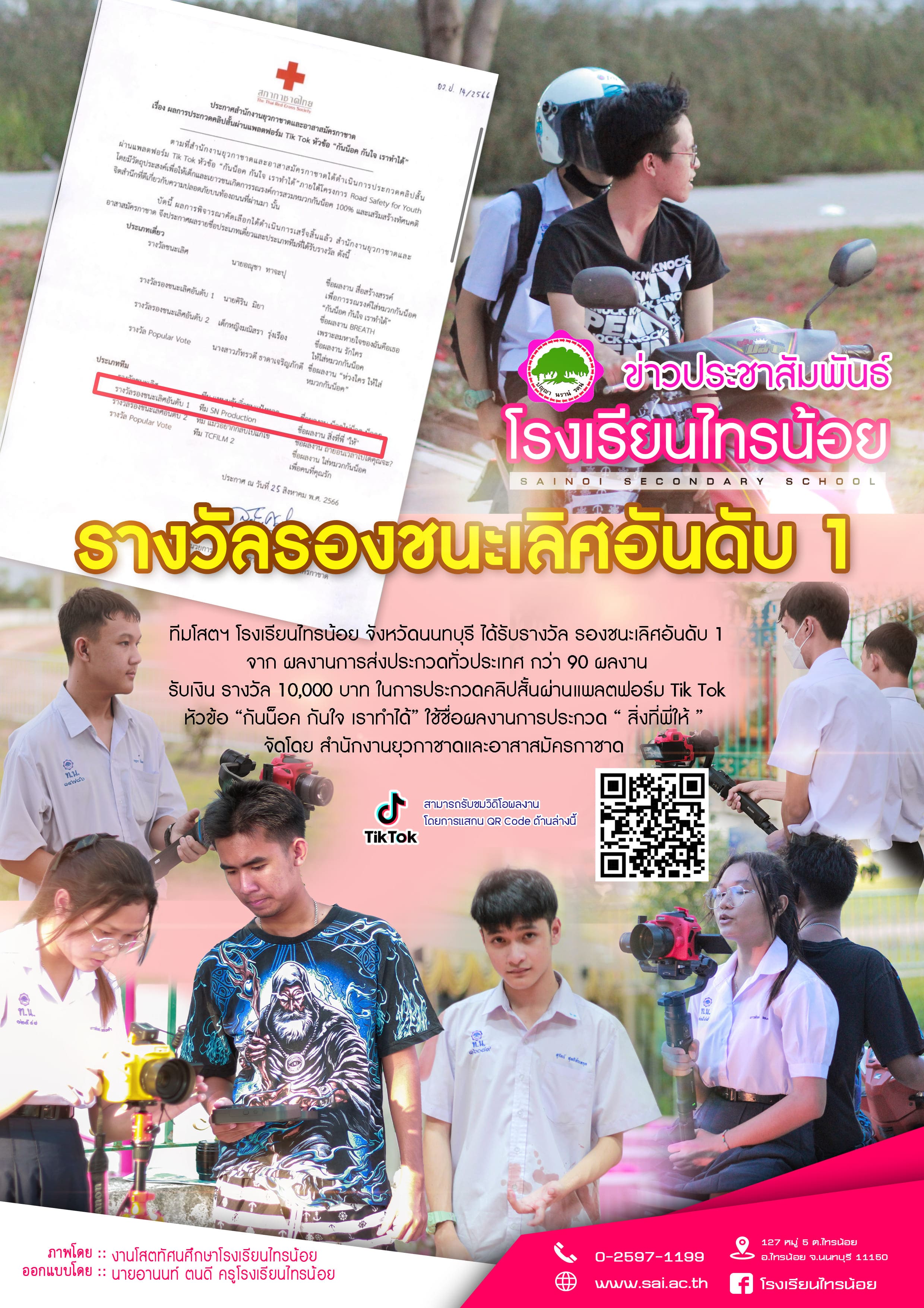 66 08 25 โสต รางวัลรองชนะเลิศ กันน็อคกันใจ copy